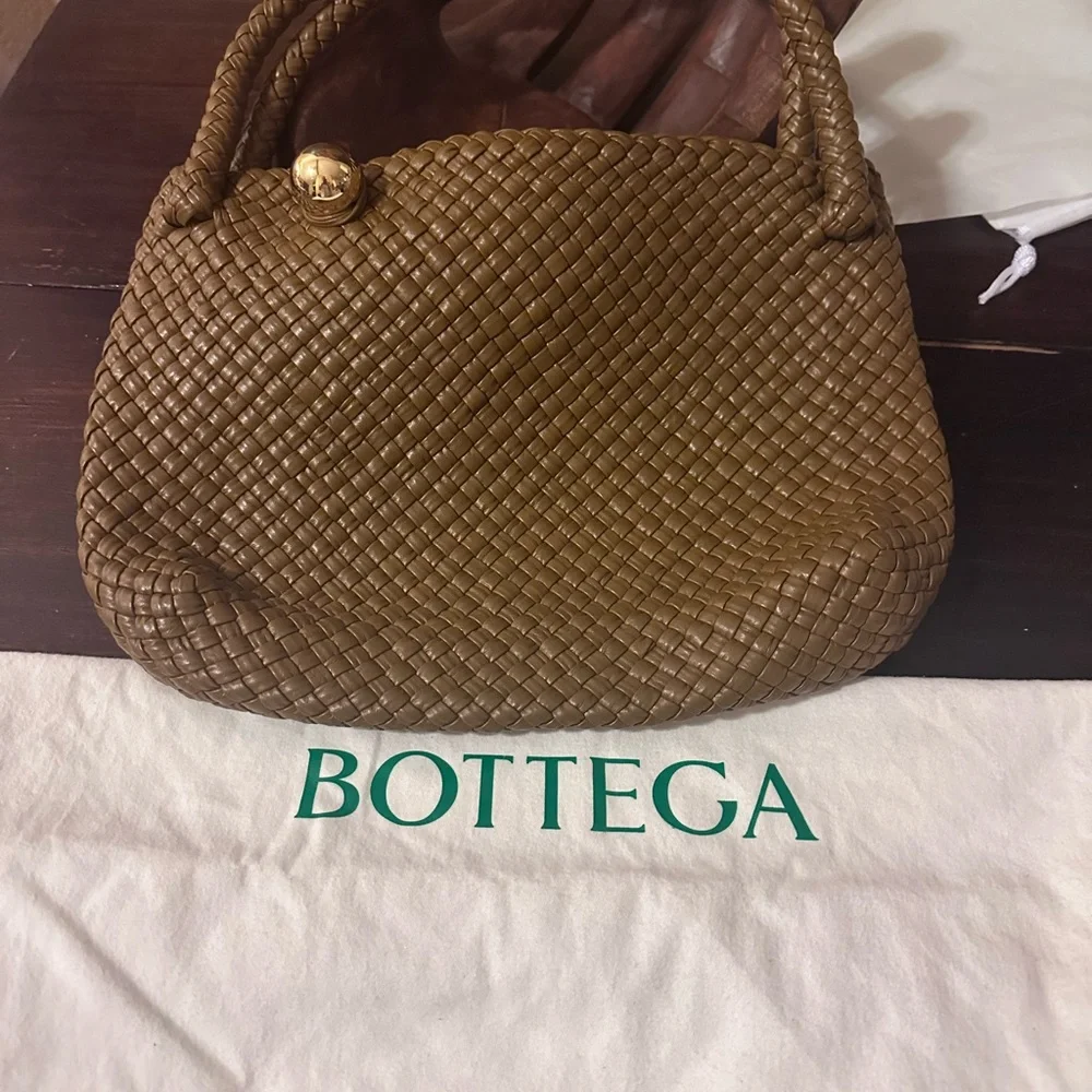 Bottega Brown Woven Handbag - Picture 5 of 6